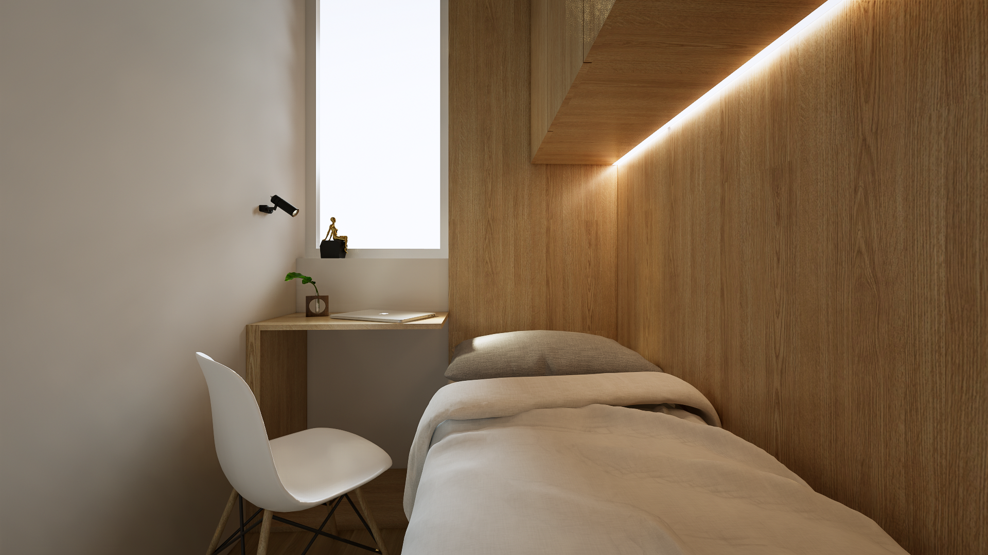 Micro Hotel – Compact architectural visualization