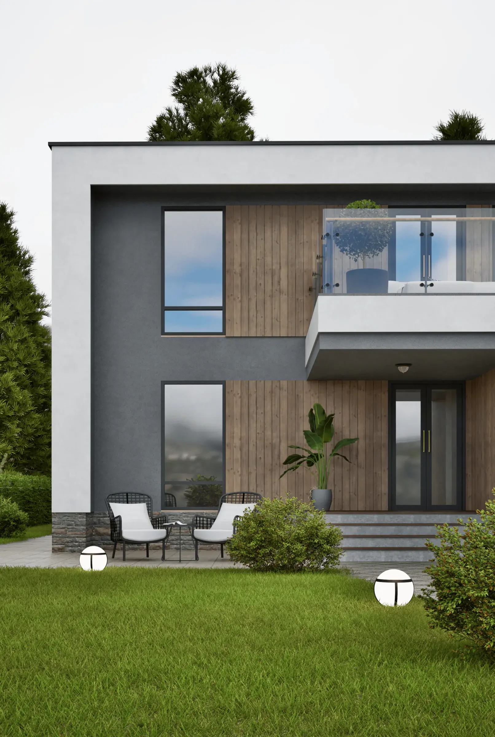 High-End Exterior Rendering architectural visualization — view 2