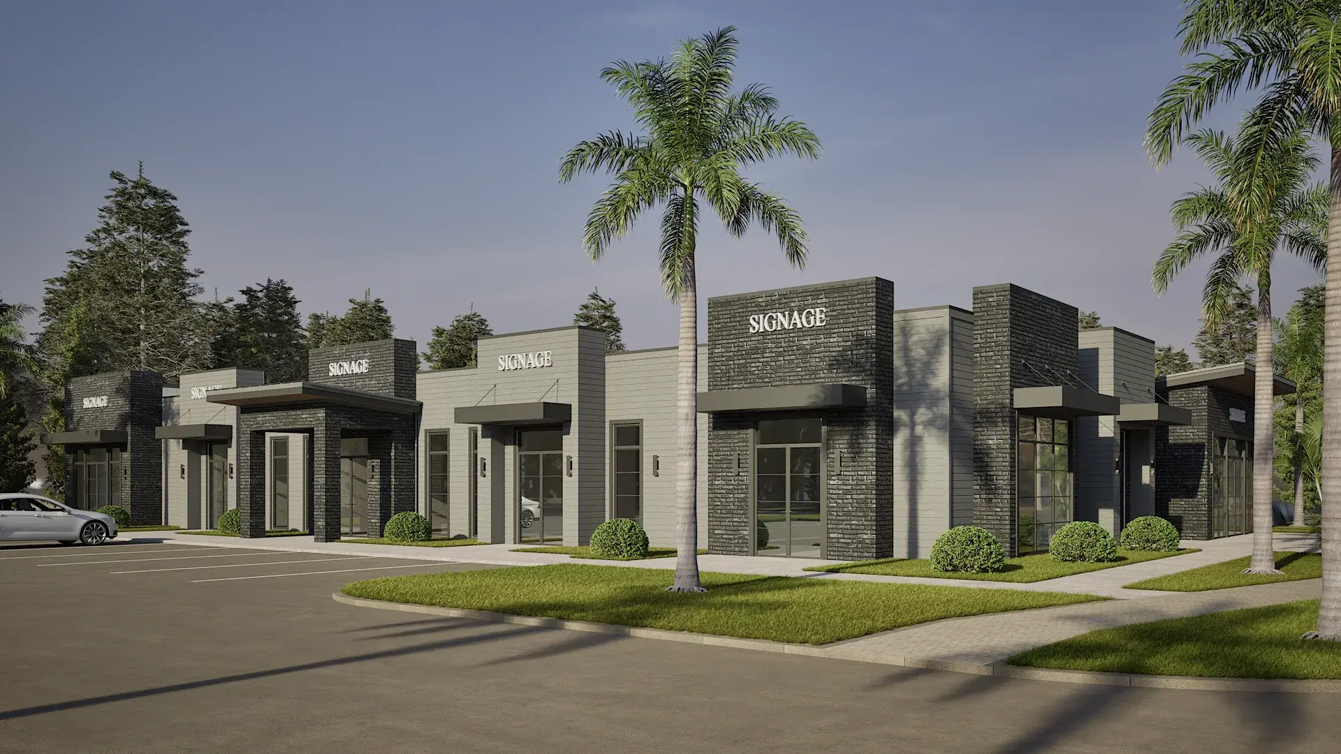 Commercial architectural rendering architectural visualization — view 3