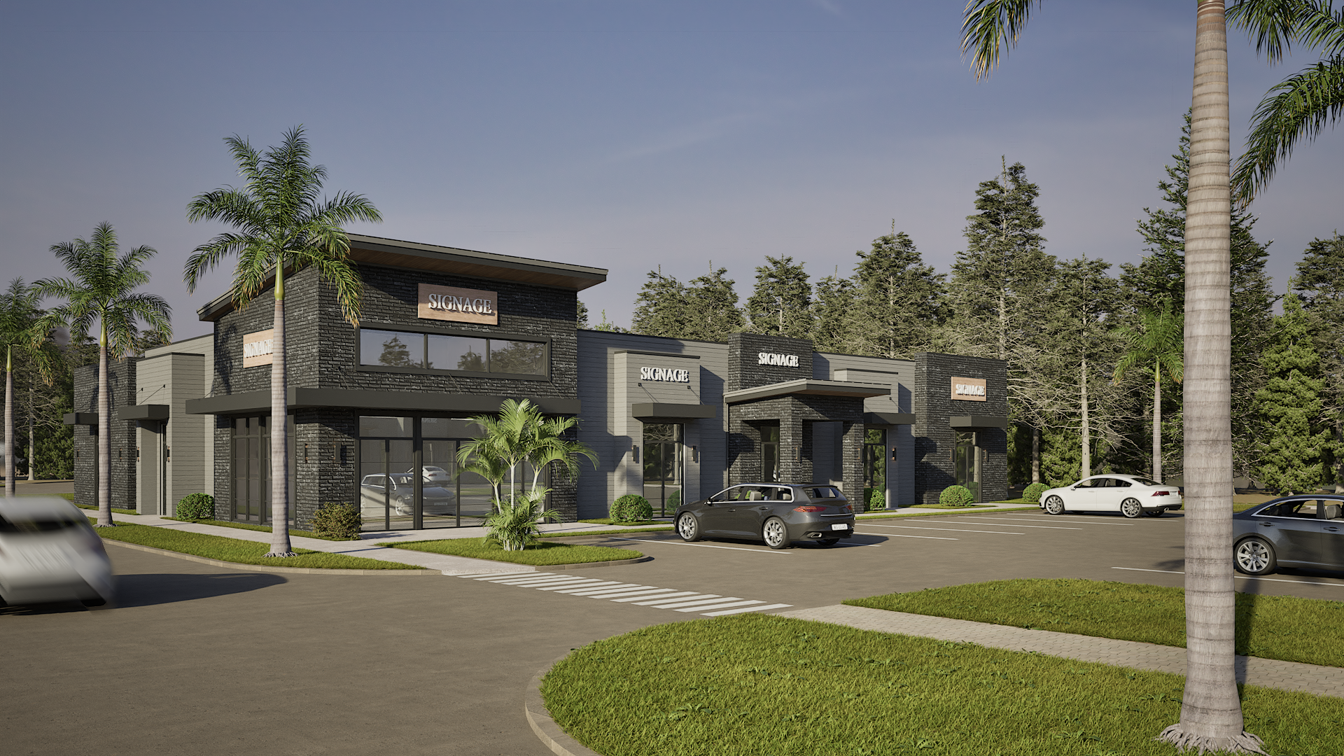 Commercial architectural rendering architectural visualization
