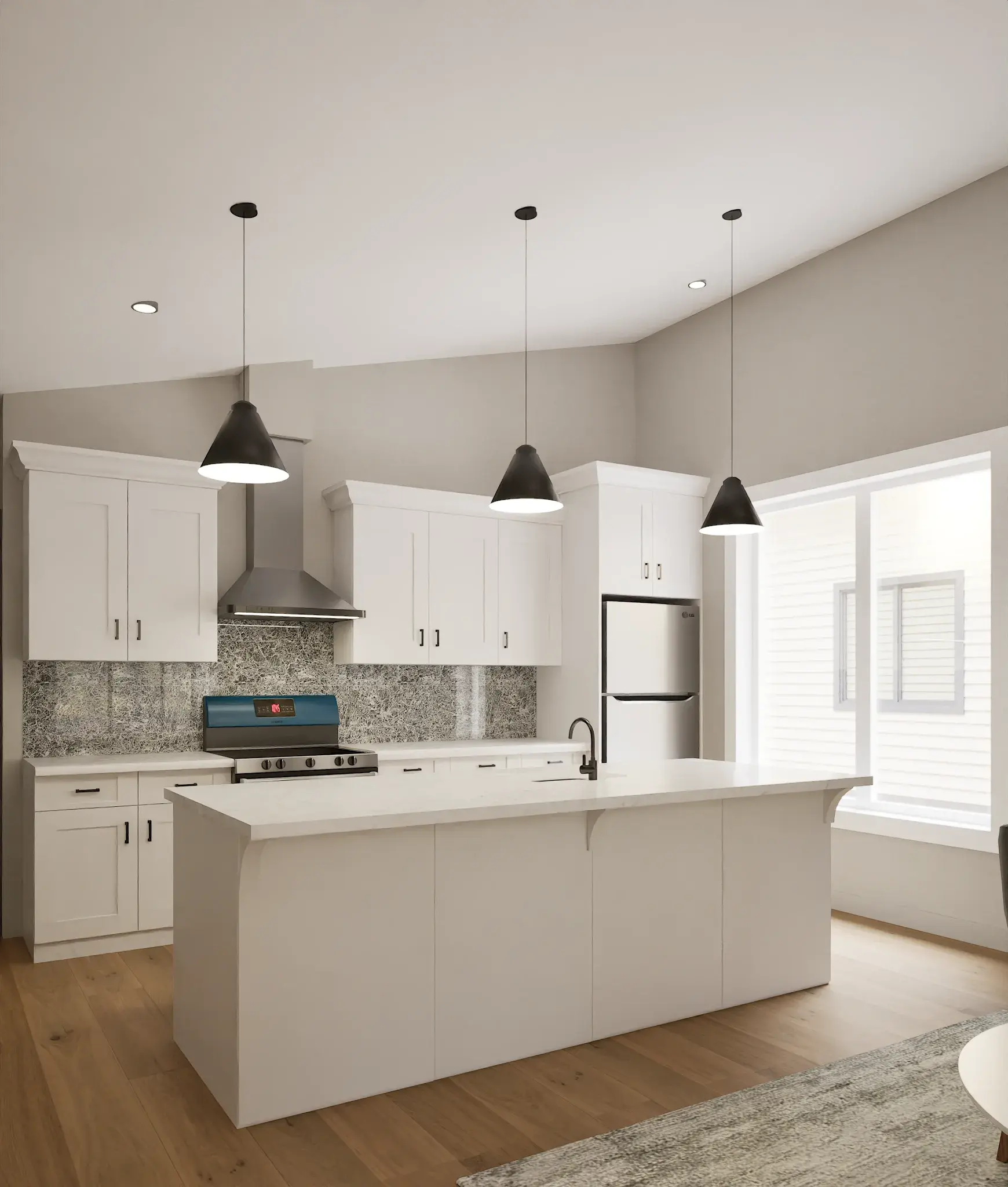 Triplex Development Rendering architectural visualization — view 5