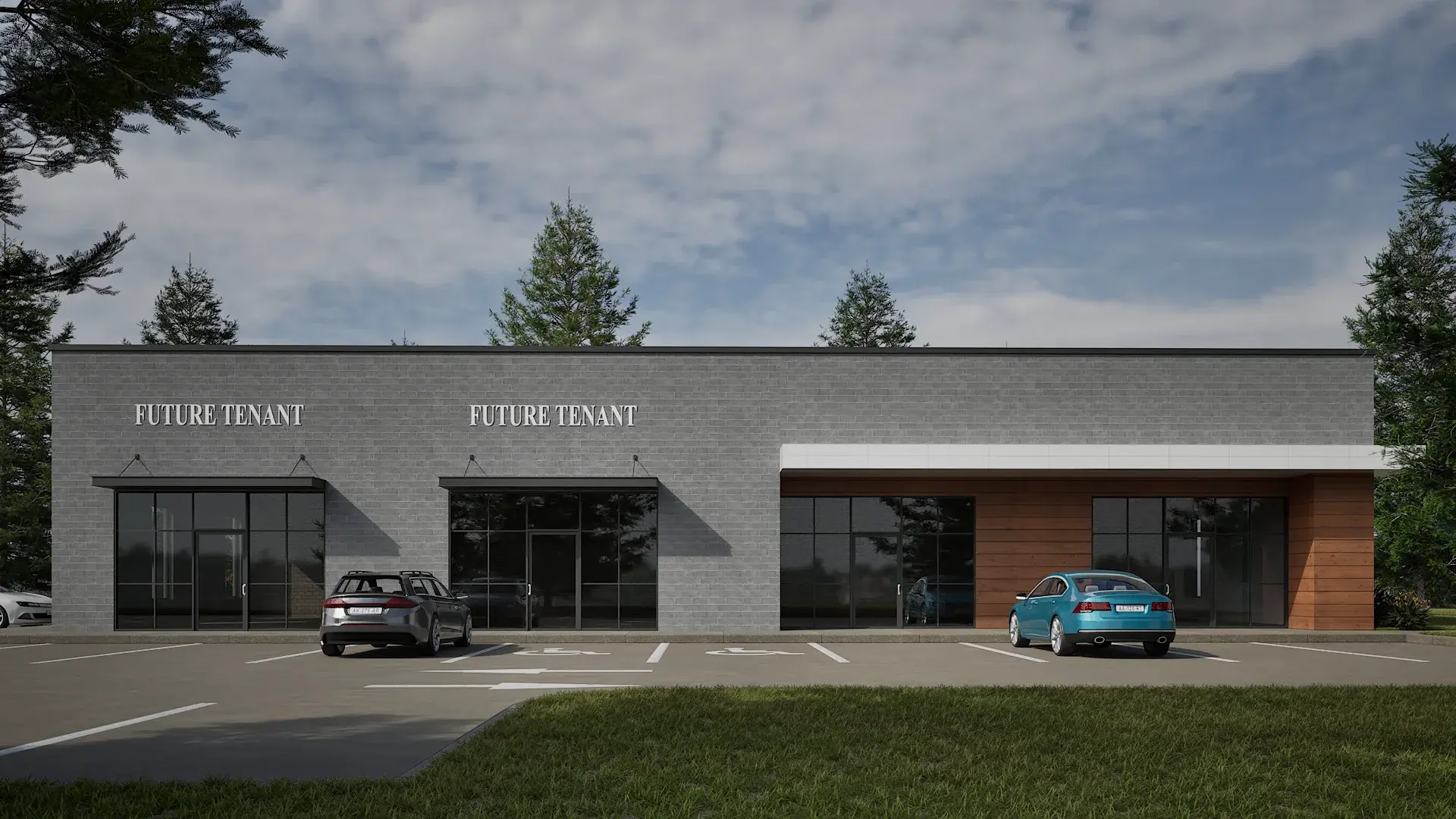 Commercial architecture visualization architectural visualization — view 3