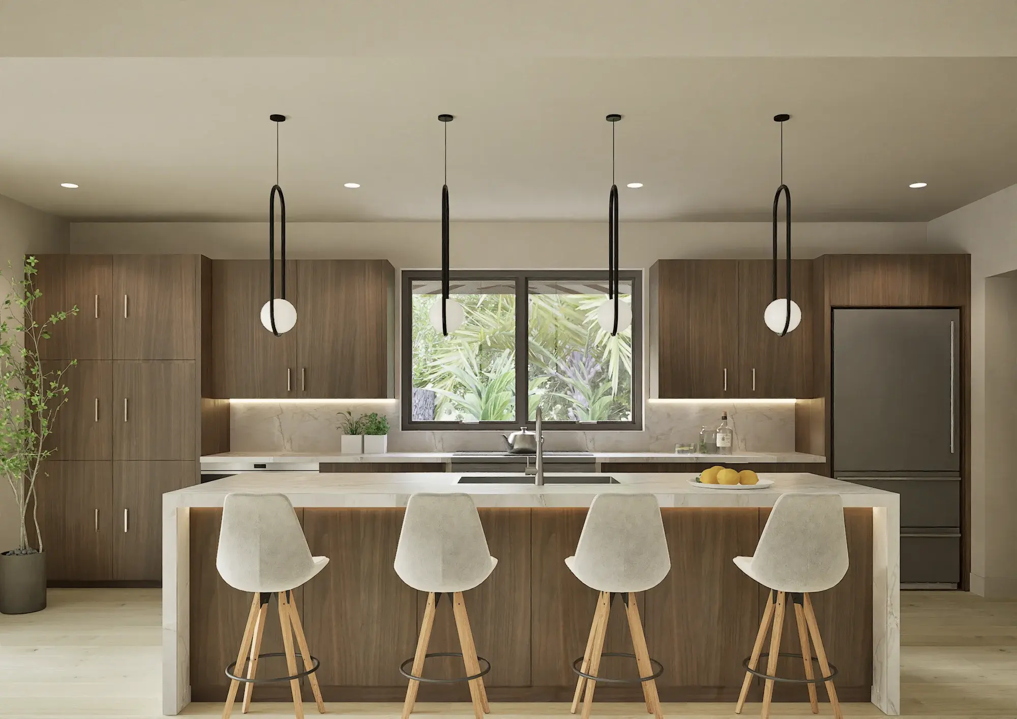 Contemporary Kitchen – Tropical Retreat Series architectural visualization — view 3
