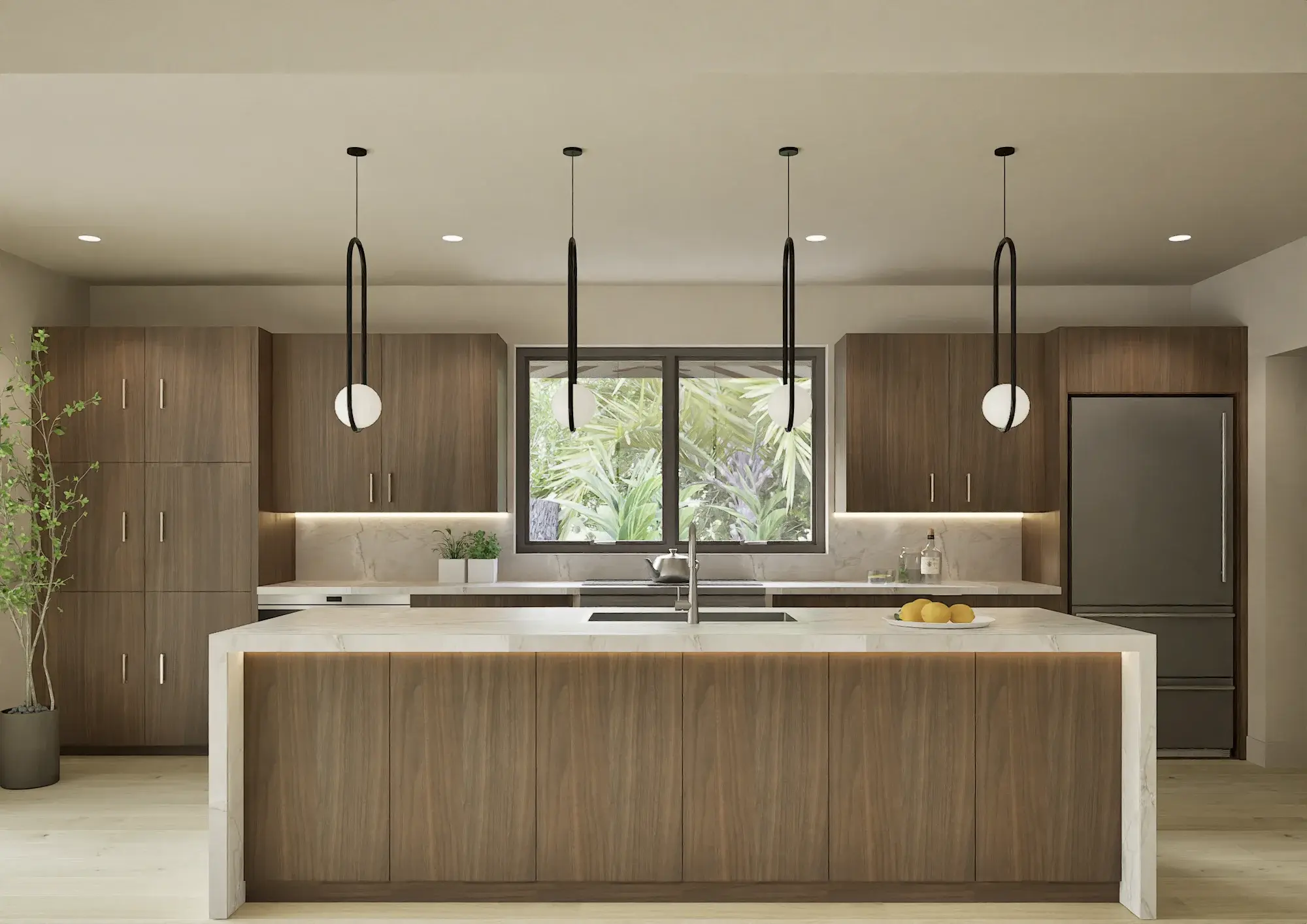 Contemporary Kitchen – Tropical Retreat Series architectural visualization — view 2