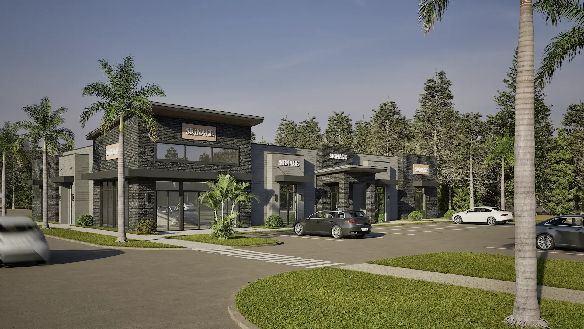 Commercial architectural rendering architectural visualization