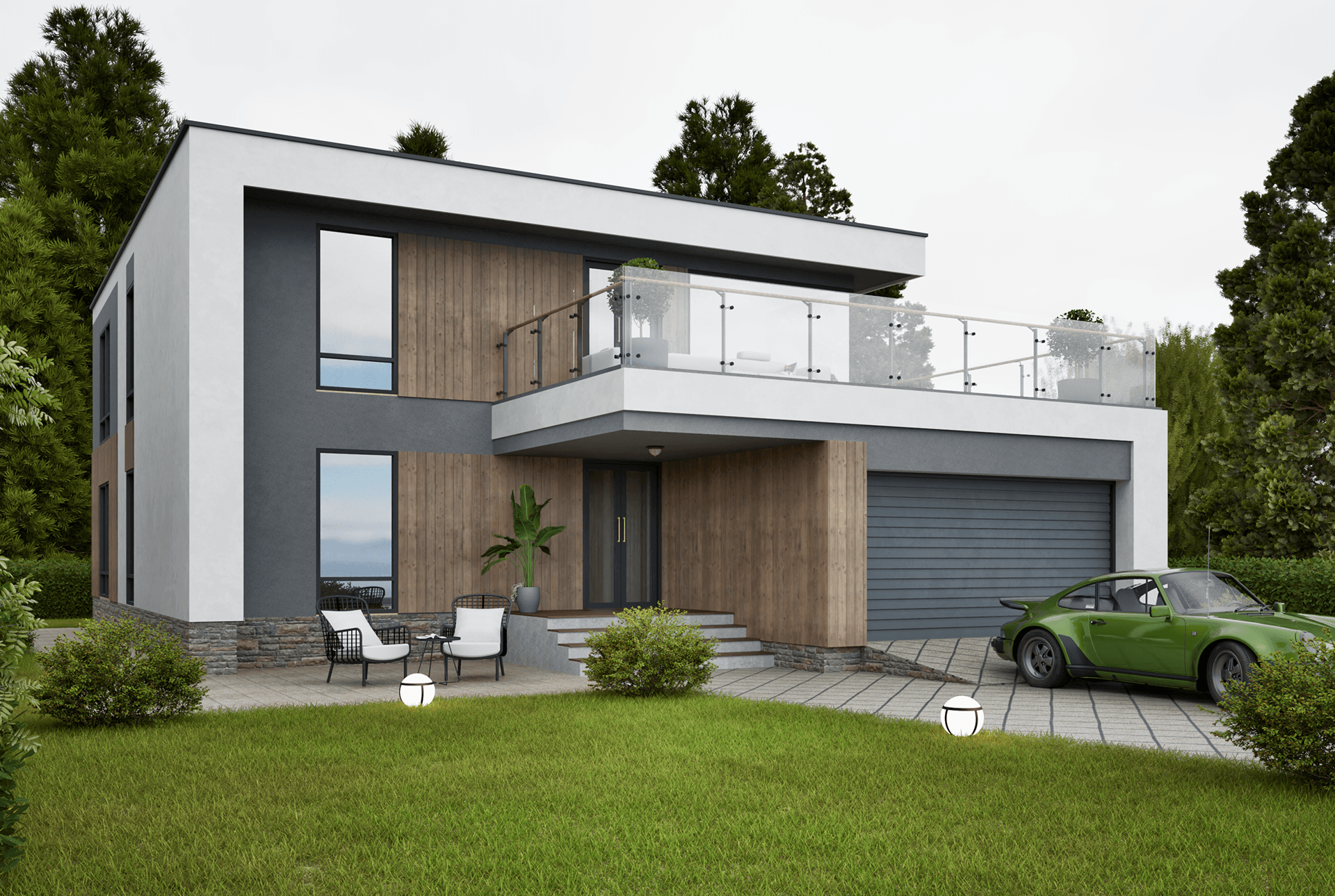 High-End Exterior Rendering architectural visualization