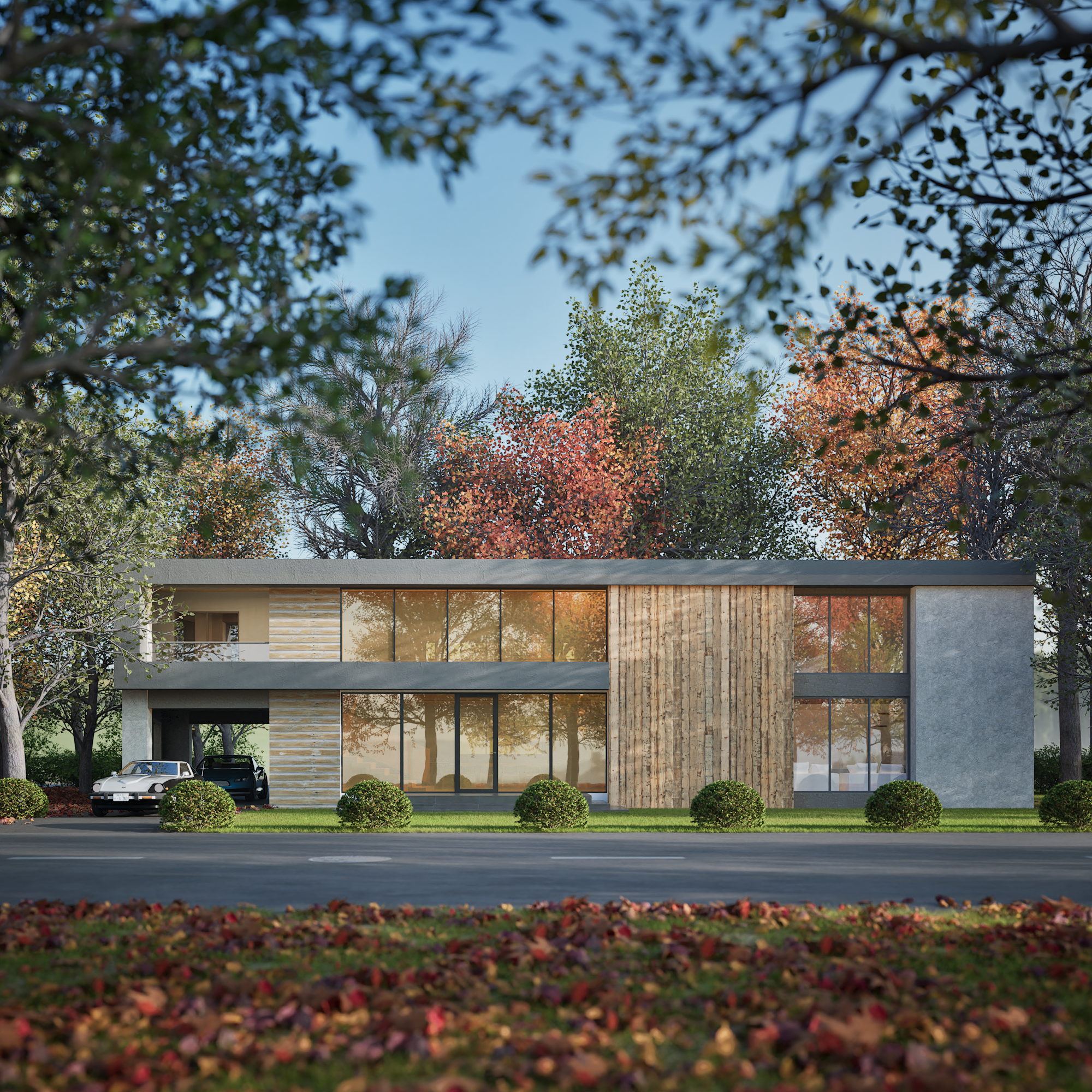 Modern House Visualization architectural visualization
